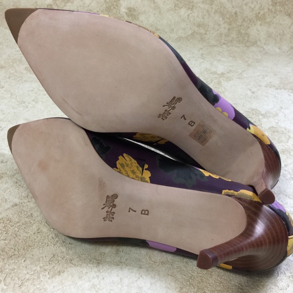 Coach Multicolor Slim heels 6B/6.5B/7B - Picture 7 of 8